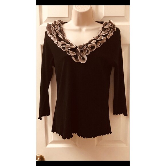 Set of 2 Vintage Nature Art Lynn Yang Women's Tops Size Small - Picture 5 of 6